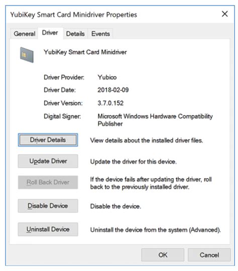 smart card mini-driver|yubikey smart card minidriver download.